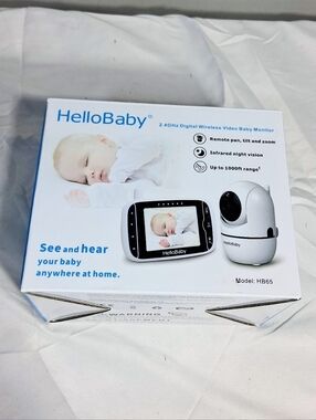 HelloBaby Child Wireless Digital In Box Used Two Way Audio Baby Monitor